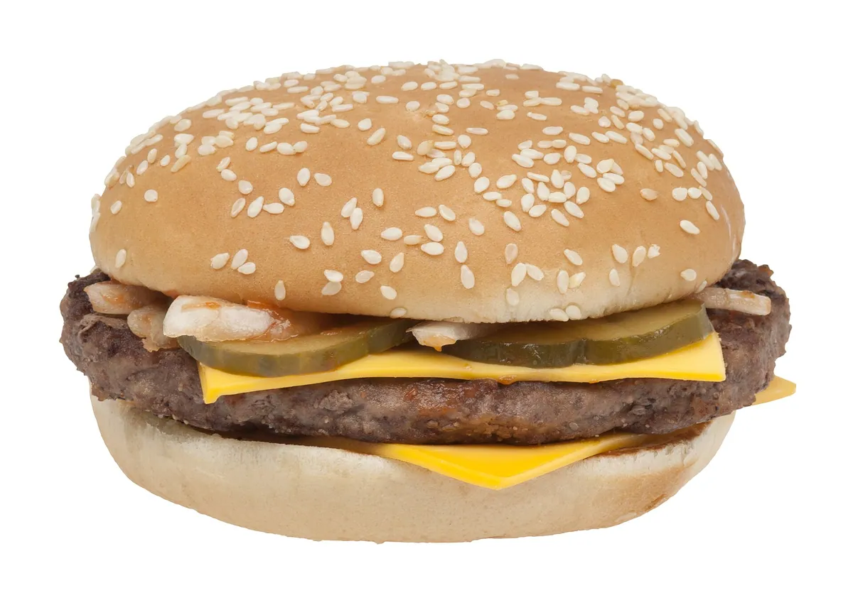 Burger food typical of Charcoal Grill